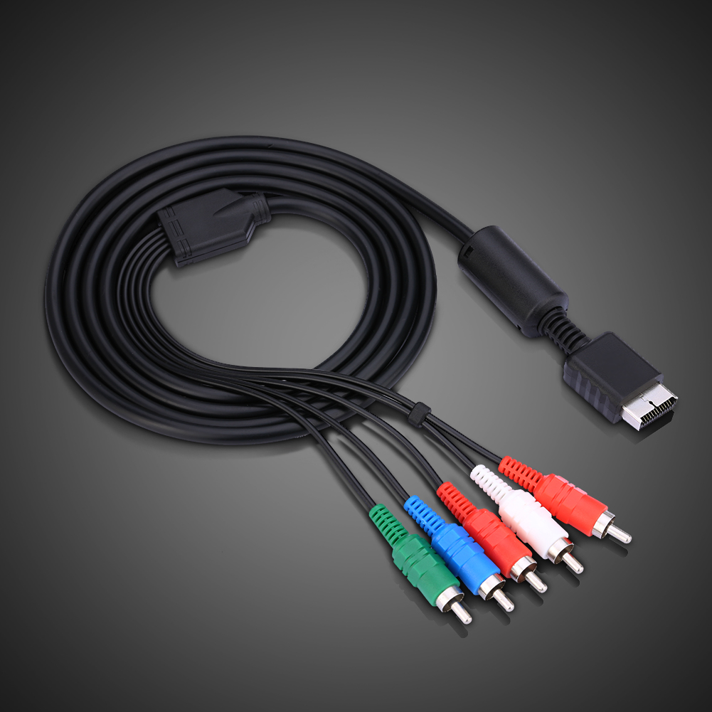 Cáp truyền âm thanh 1.8m AV đa ra để dây cáp thành phần với màu sắc mã hóa kết nối cho PS2 PS3 Trò chơi