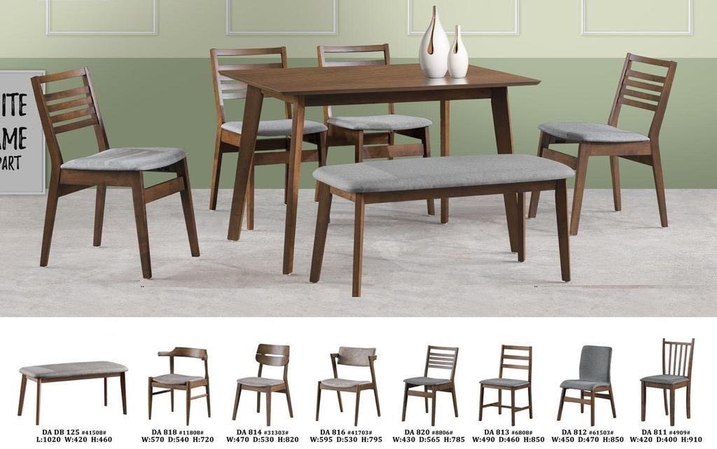 Theo Wooden Dining Table And Chair Set Lazada Singapore