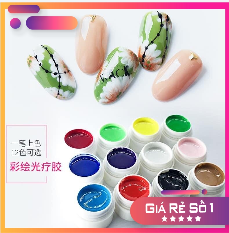 Set gel vẽ 12 màu chất gel đặc đẹp - Sugar Nails
