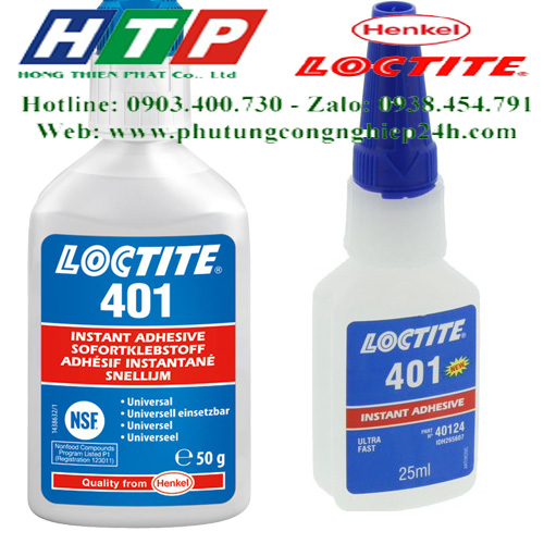 Thông tin kỹ thuật keo loctite 401 - 20gr