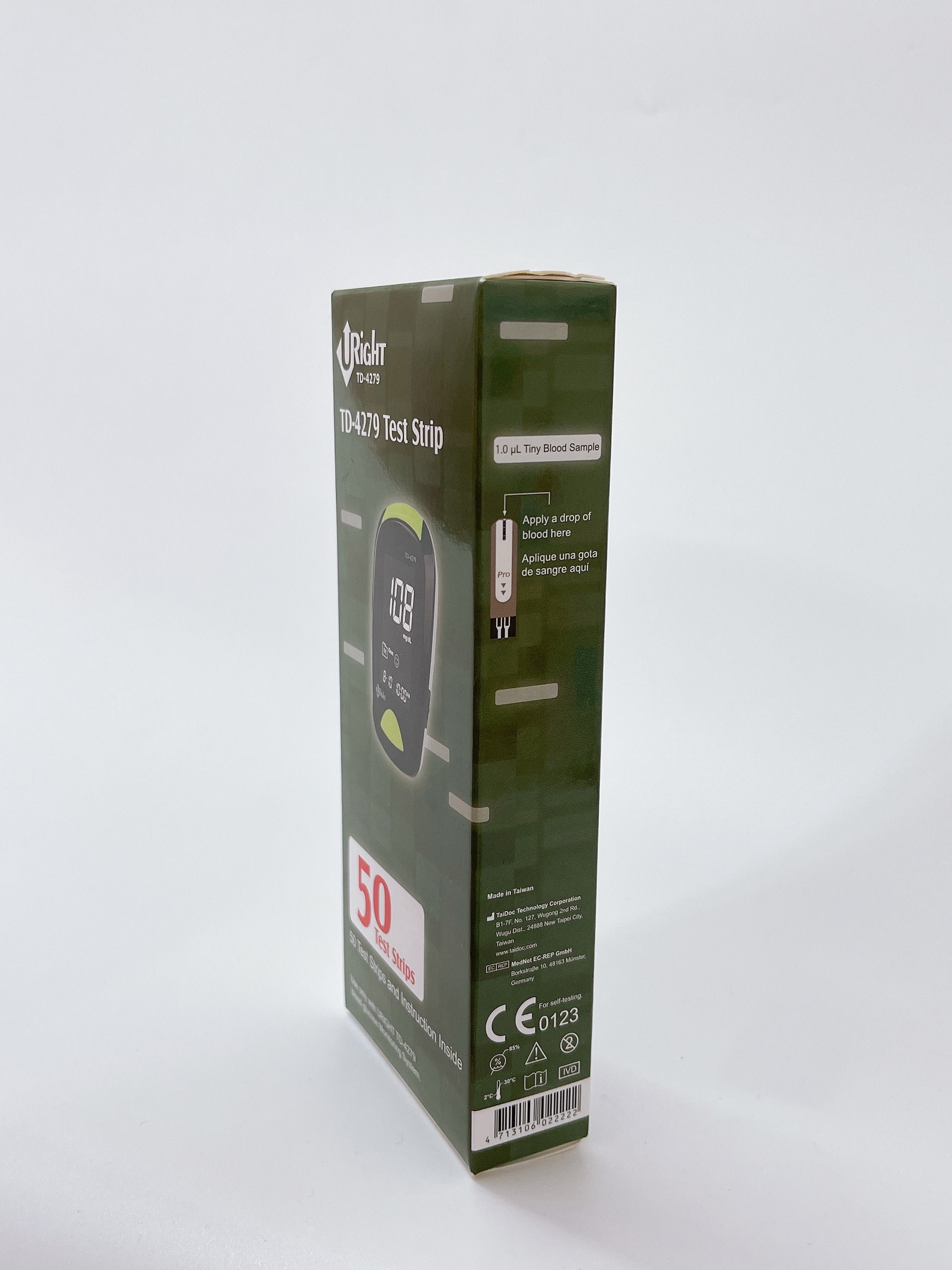 Que thử đường huyết Uright TD-4279 ( Hộp 50 que)