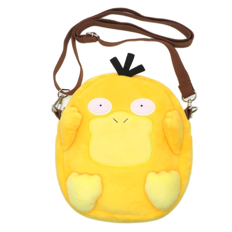 HOT Pokemon Gengar Psyduck messenger bag plush backpack mobile