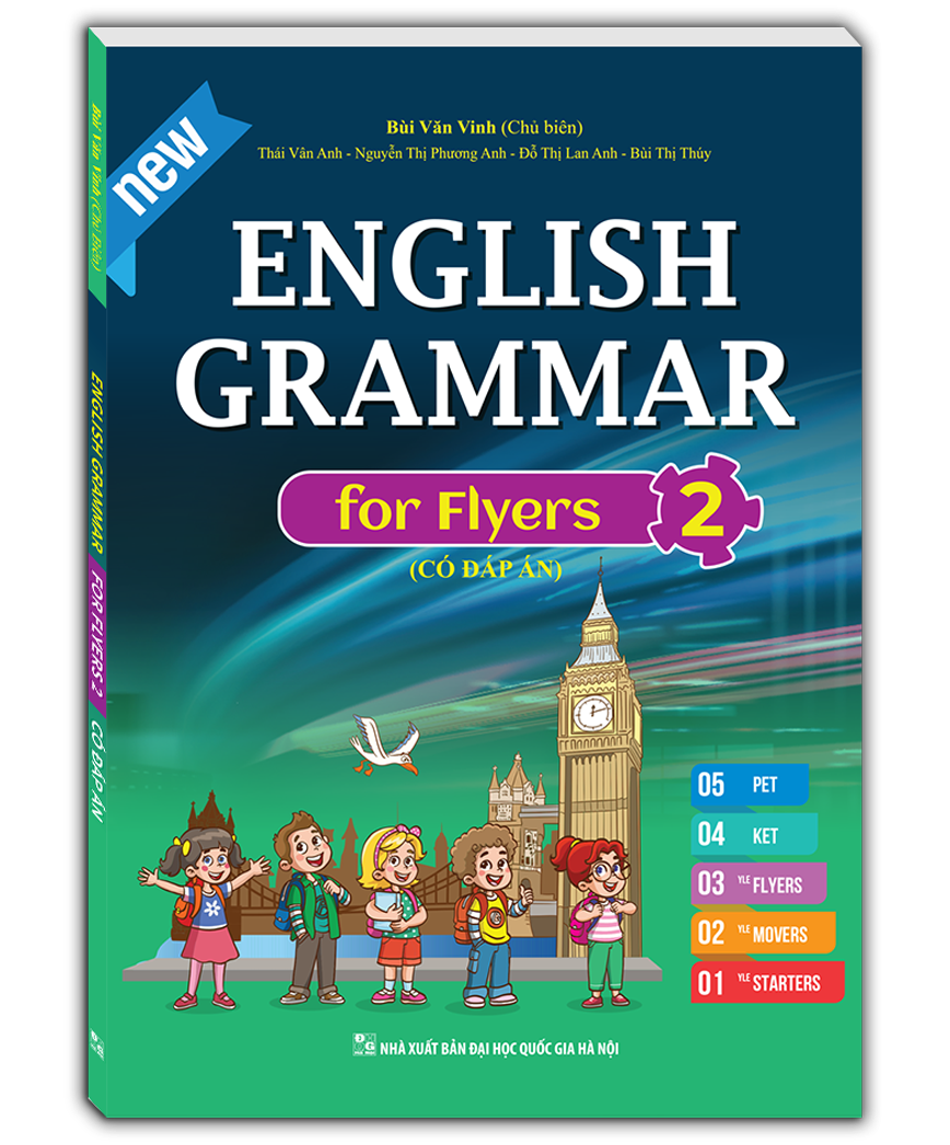 Sách - Combo 2c - English grammar for Flyers (có đáp án)