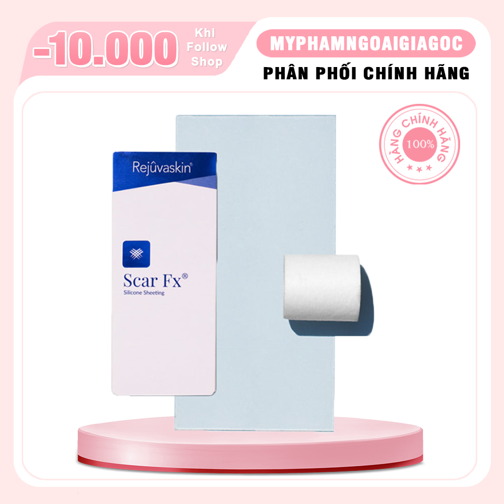 Miếng dán ép phẳng cải thiện sẹo lồi, phì đại Rejuvaskin Scar FX