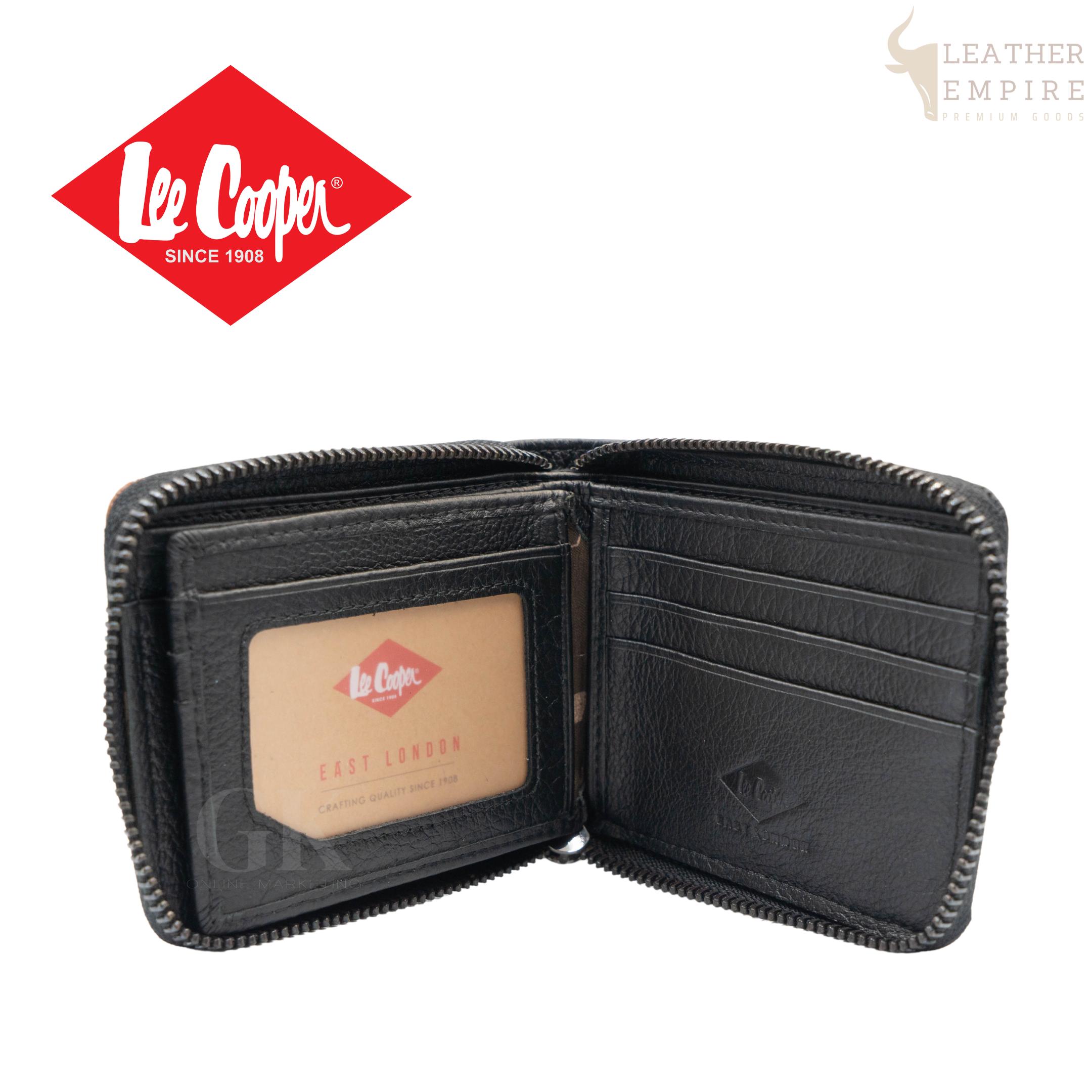 YLW101-G3-71090 BR LEE COOPER Genuine Leather Wallet | Shopee Malaysia
