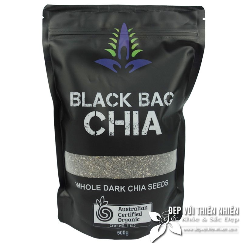 [Siêu Rẻ] 500g Hạt Chia Đen Úc [Giảm Cân - Ăn Kiêng] Hadamart