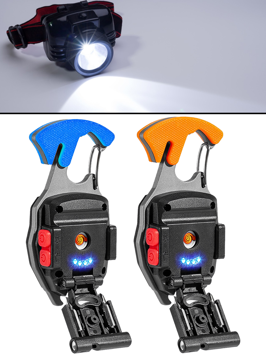 Bokali COB LED đèn pin nhỏ Móc chìa khóa có đèn đa chức năng Đèn làm việc cho cắm trại