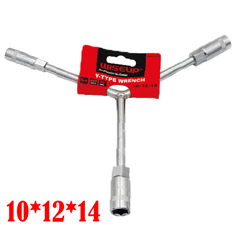 WISEUP Original Heavy Duty Stainless Y Socket Wrench for Car Motorcycle