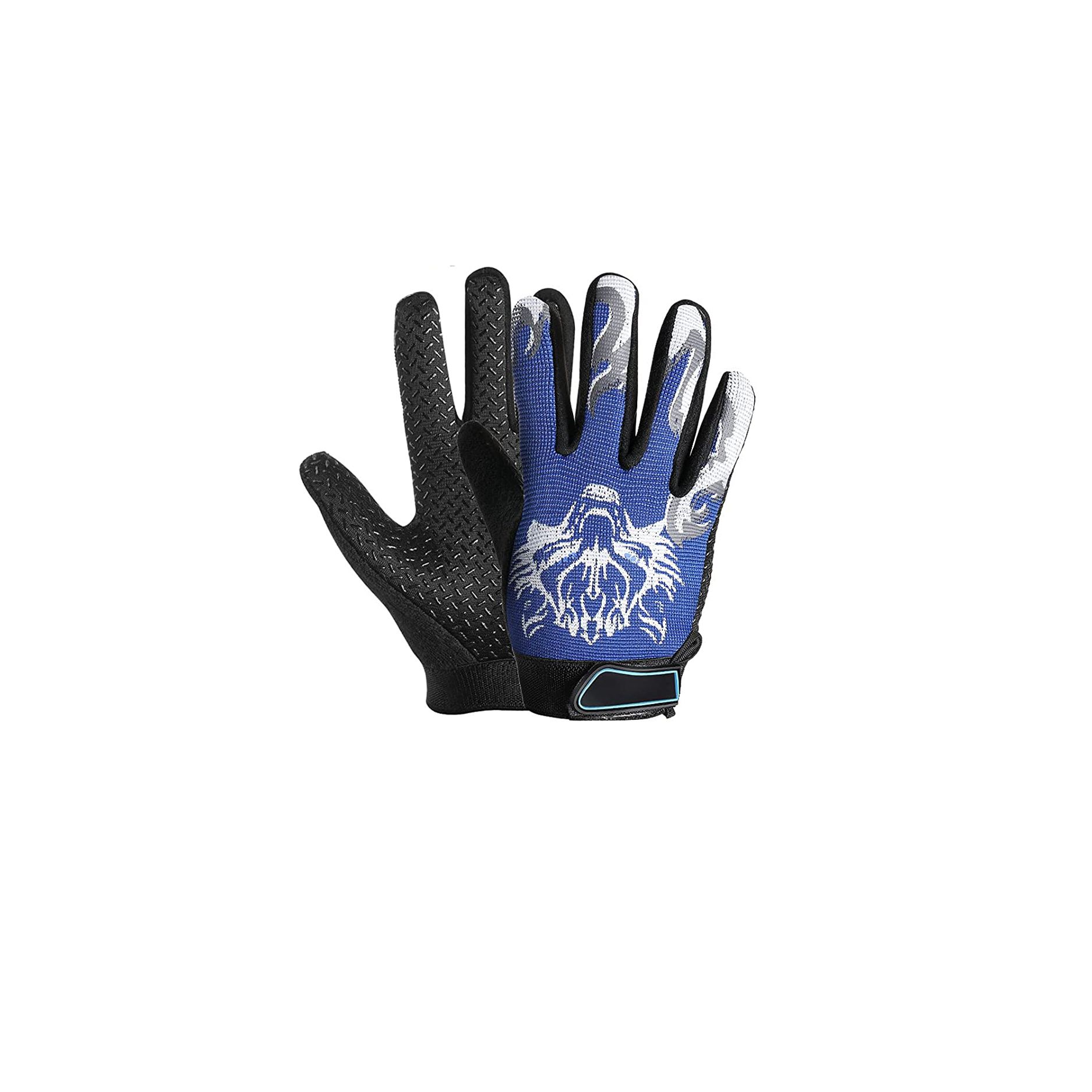 OMQAIO Winter Fishing Breathable Kids Cycling Gloves Children Sport Gloves  Non-Slip Full Finger Bike Gloves