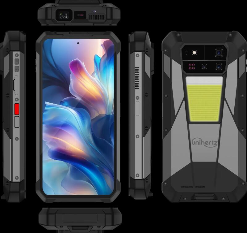 Official shop】Unihertz Tank 4 Pro 5G AI Rugged Phone Built-in