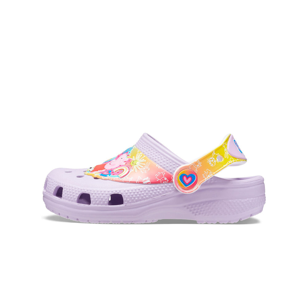 Giày Clog Trẻ em Crocs Toddler Peppa Pig Funlab Lavender - 207915-530