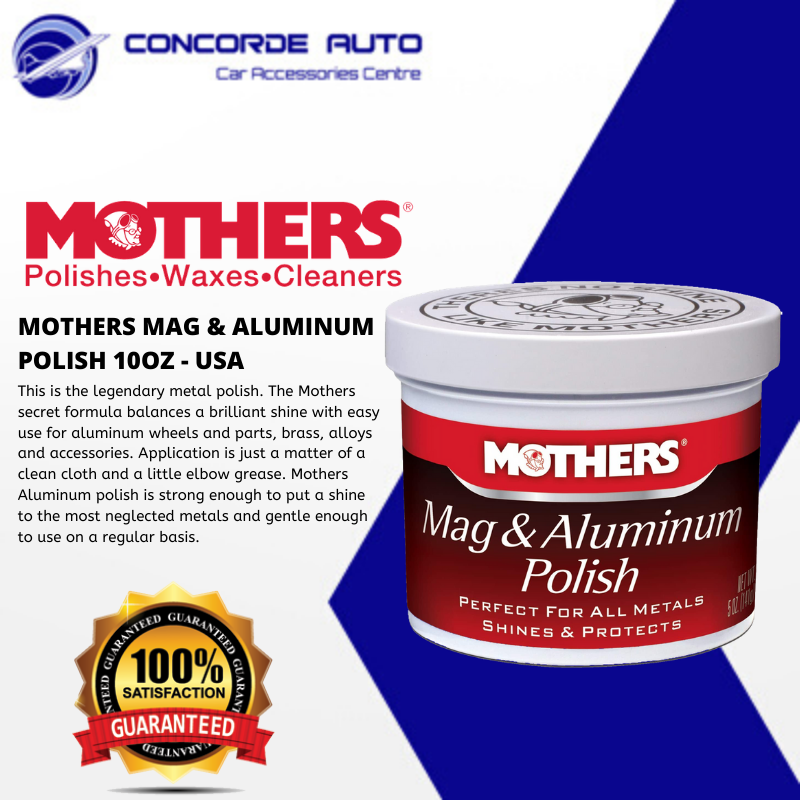 Mothers Polish - Mothers legendary Mag & Aluminum Polish works on
