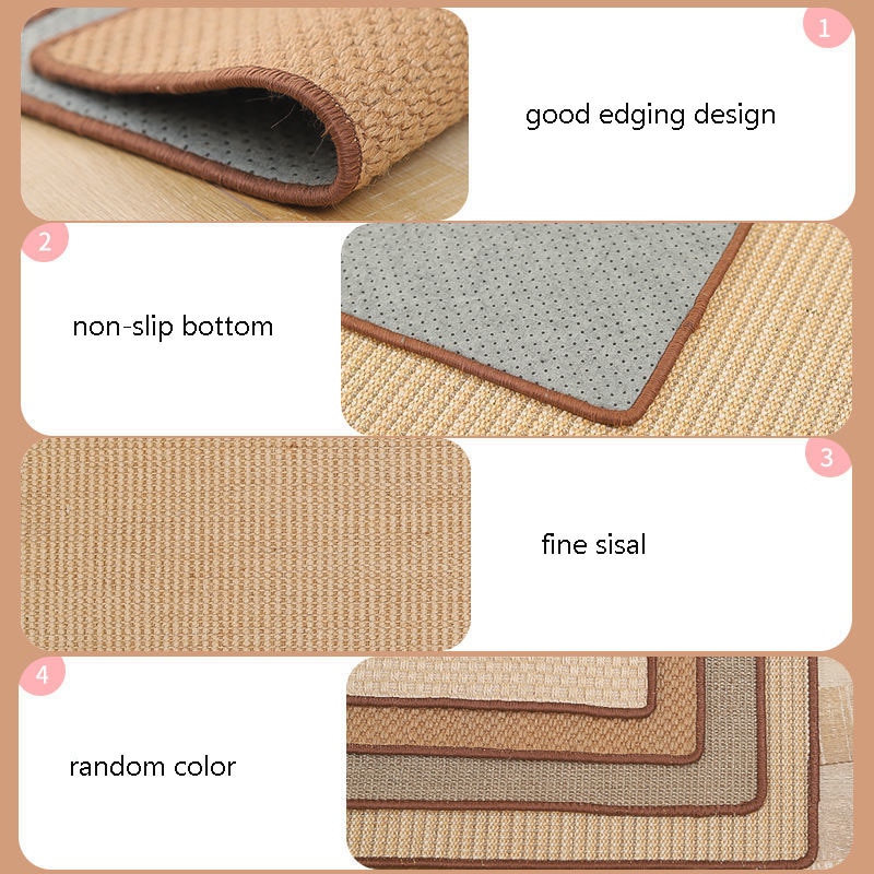 Đi văng mèo đầu bảo vệ Mat mèo scraper cho mèo Cây Gãi bài đồ chơi cho mèo cào sisal Thảm sofa vỏ bọc đồ nội thất