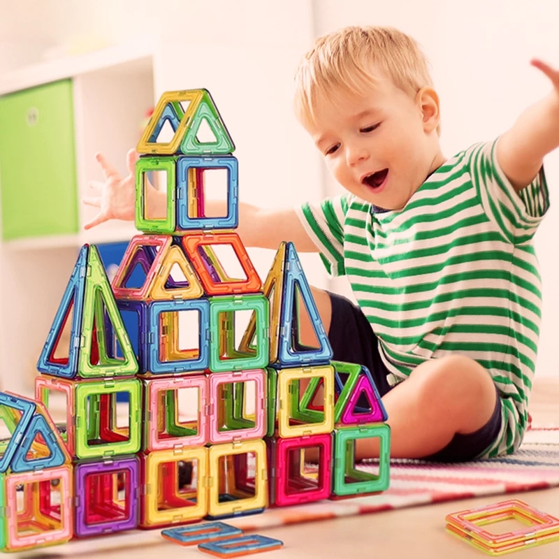 【Must-have】 Magnetic Building Blocks Big Size and Mini Size DIY Magnets ...