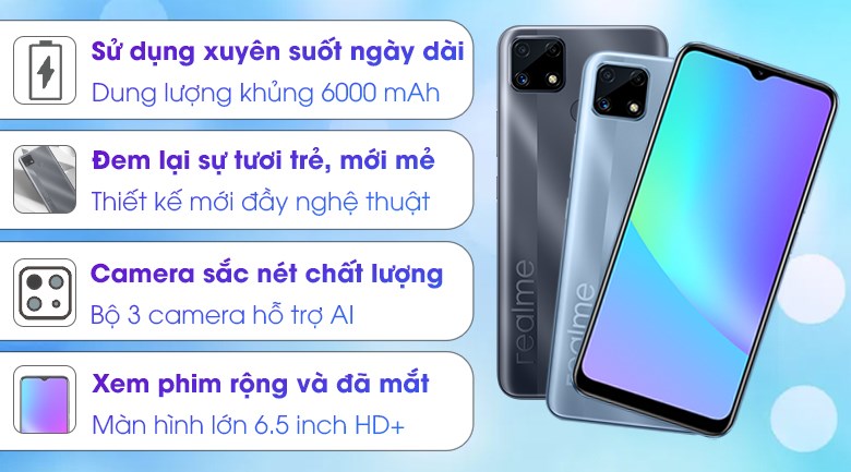 Điện thoại Realme C25 (4+128GB)