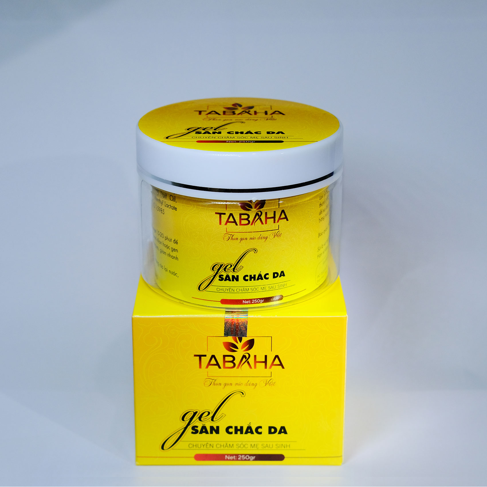 Bộ 2 Kem tan mỡ bụng TABAHA  250g giúp giảm mỡ bụng có QUÀ TẶNG