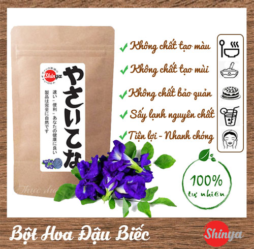 BỘT HOA ĐẬU BIẾC SẤY LẠNH 100G