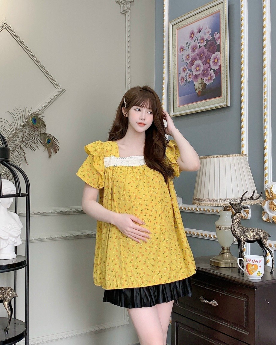 ÁO BẦU THỜI TRANG-áo bầu pha xinh xắn