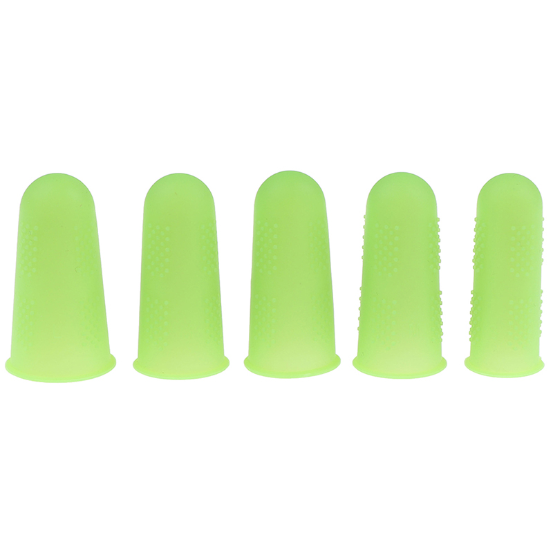 Kitchen accessories 5pcs Silicone Fingers Protector Cover Anti-cut Heat Resistant Anti-slip Cover BOYUAN. 