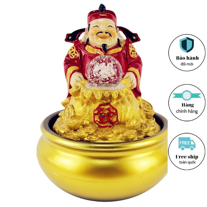 Thác nước phong thuỷ chậu vàng