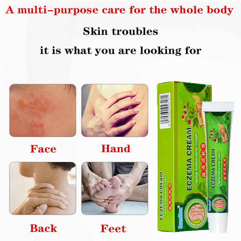 Eczema Psoriasis Skin Itching Pure Herbal Eczema Psoriasis Antifungal Treatment Cream Antifungal 