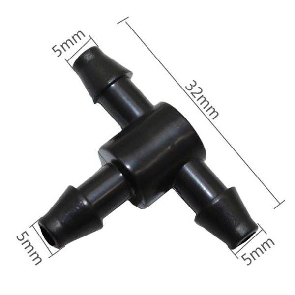 Tê chia ống 6mm đầu gài ( tê chia 3 ống 6mm )