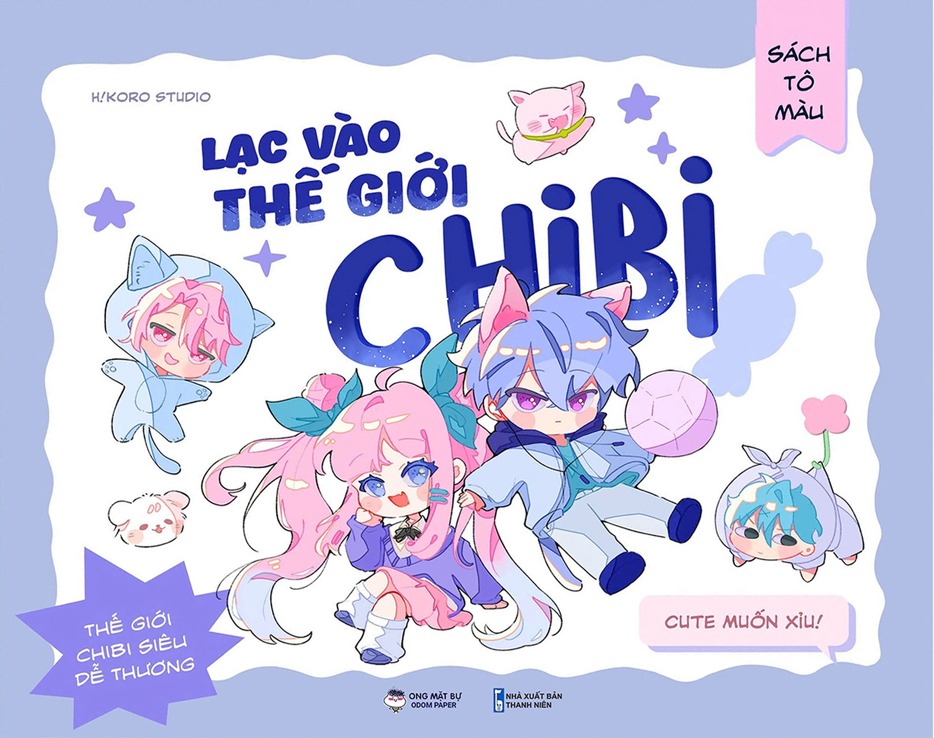 Fahasa - Sách Tô Màu - Lạc Vào Thế Giới Chibi