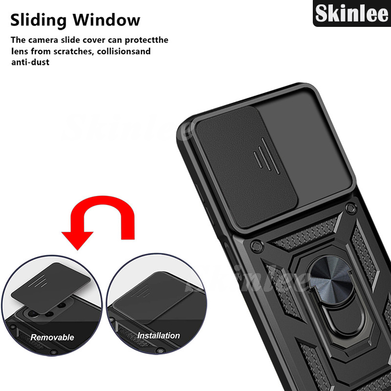 Phone case For vivo Y03T Back cover Hard Armor Shockproof Camera Protection Bracket Navigation Holder Ring cover for For vivo Y03T Cover cases.