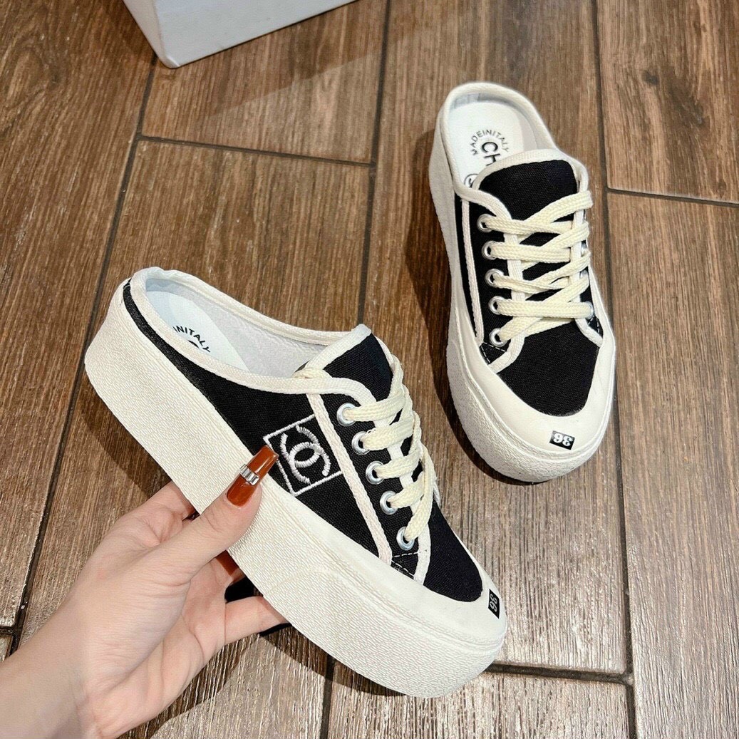 Bốt gót vuông 5cm da mềm khóa sau
