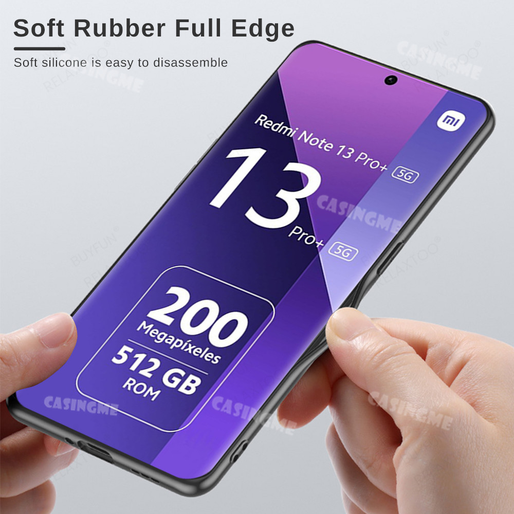 Redmi Note 13 Pro + 5G Sheepskin Leather Phone Case For Redmi Note13Pro+ Note13 Note 13 Pro 13Pro + Plus 13Pro+ 13ProPlus 4G 5G 2024 Lens Protection Casing Shockproof Back Cover