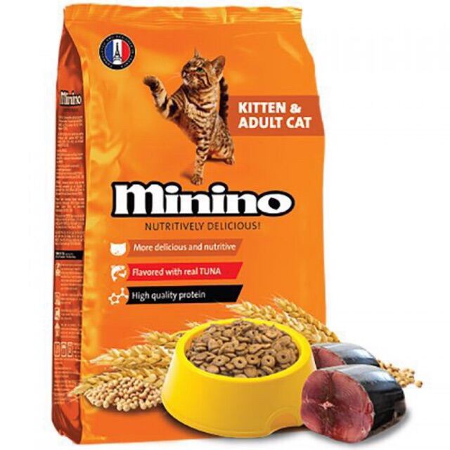 Thức ăn cho mèo mọi lứa tuổi .hạt minino vị cá ngừ 1,3 kg siêu tiết kiệm thumbnail