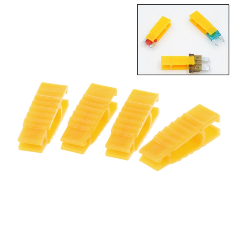 【New arrival 】 4Pcs ABS Fuse Automobile Car Fuse Fetch Clip Timeproof Extractor Puller Tool