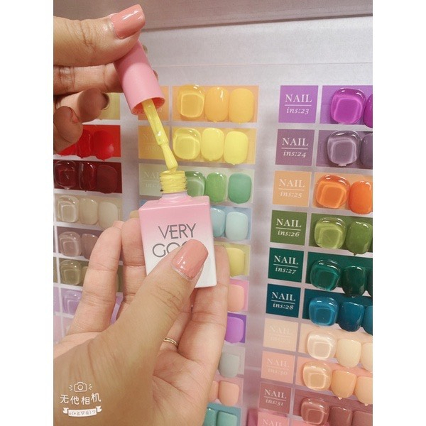 Sơn gel very good nail base , top ,trắng ,đen 15ml