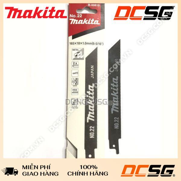 Lưỡi cưa kiếm cắt sắt No.22 Makita B-00810 (01 lưỡi)