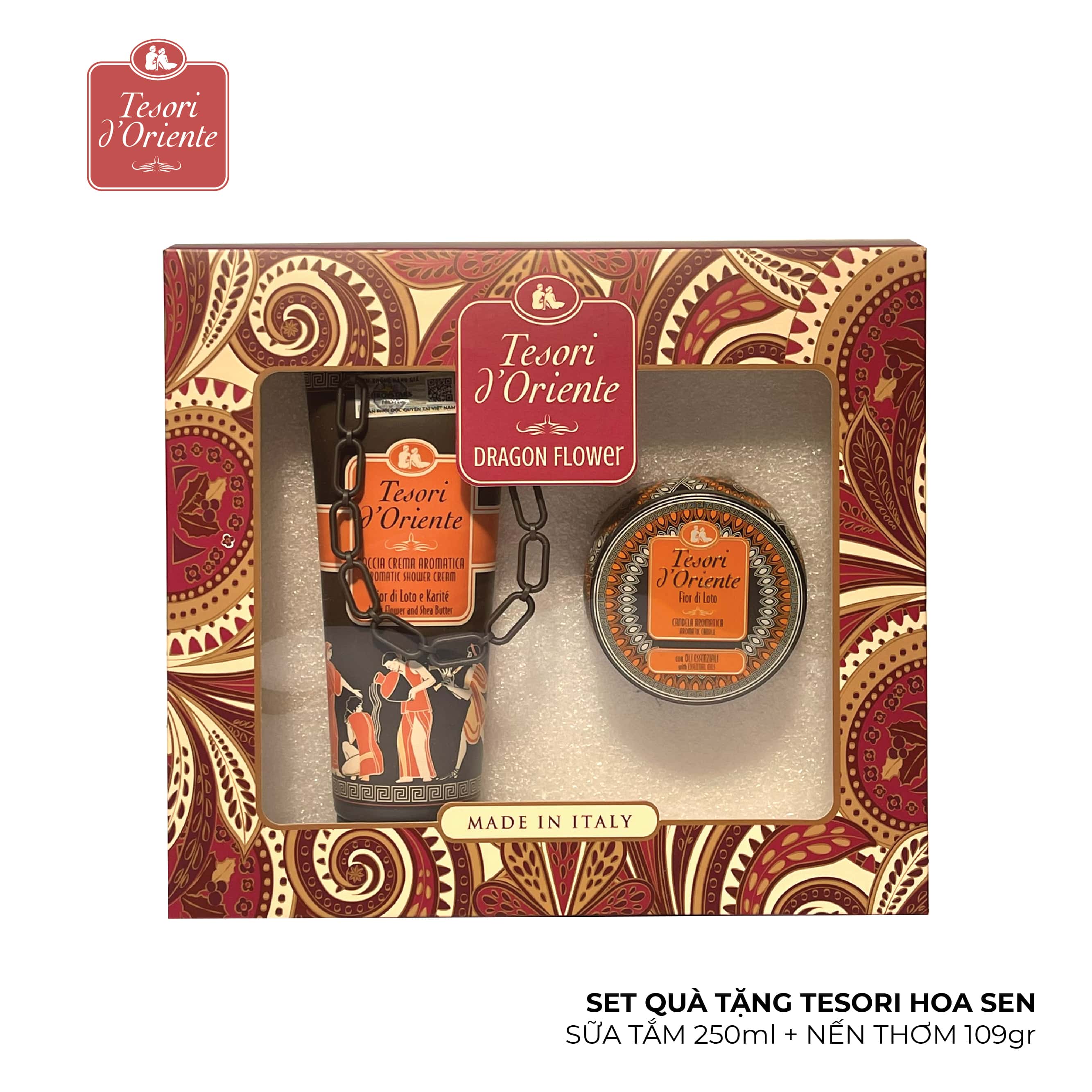 Nến Thơm Tesori D' Oriente Hoa Sen 200g