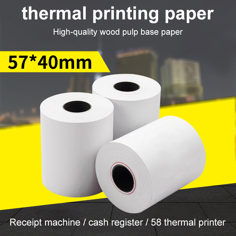 10 Roll Thermal paper 57mm x 40mm Thermal Receipt Printer | Lazada PH