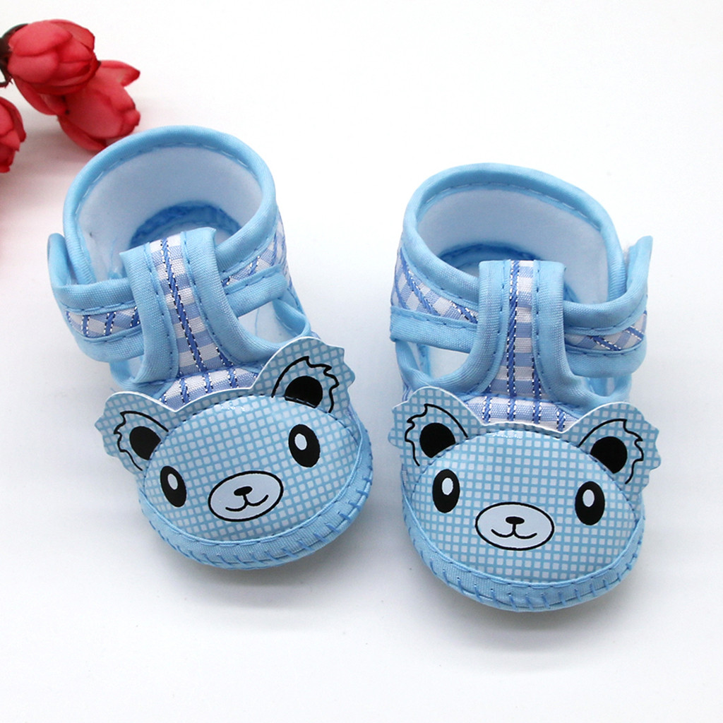 ZenithGrid】Boys Size Shoes Printing Girls Sole Baby Shoes