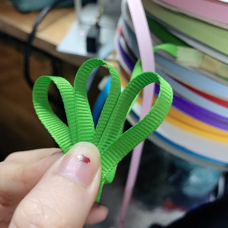 5m Ruy băng gân 5mm - 7mm nhiều màu