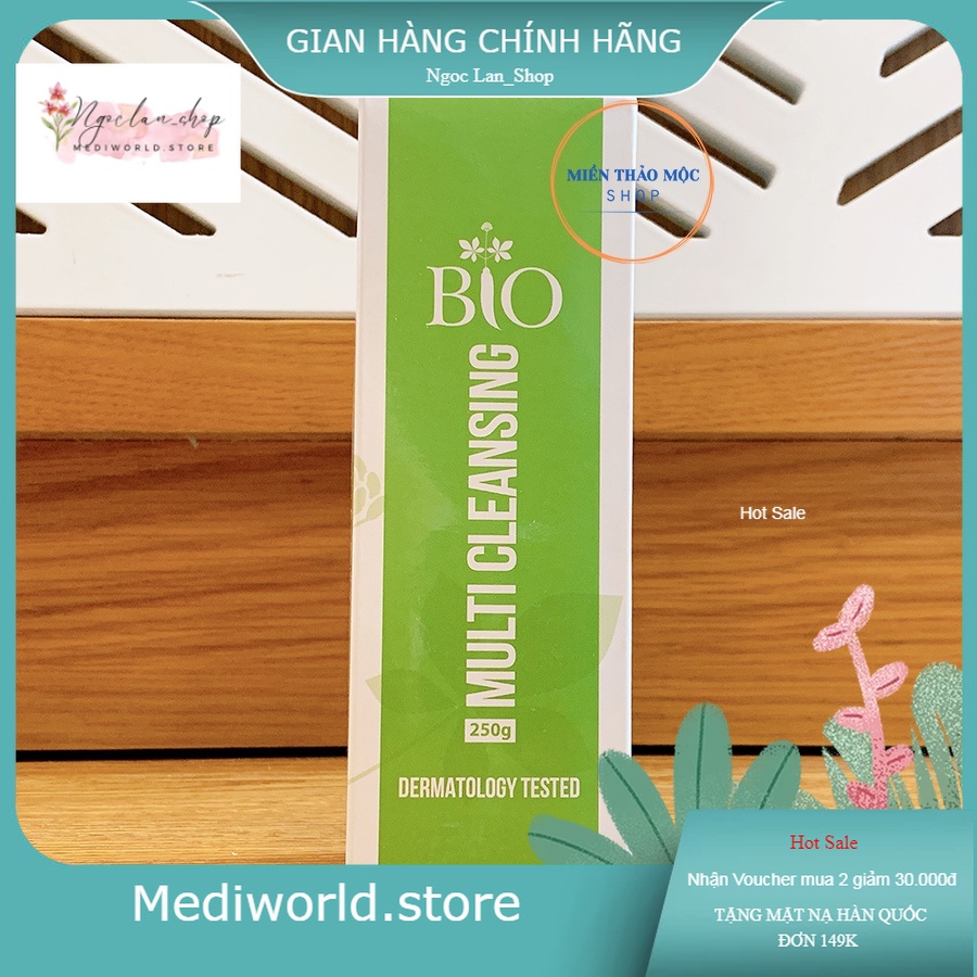 Sữa rửa mặt vừa tẩy trang vừa rửa mặt Organic Geneworld - Bio Multi Cleansing 2 in 1