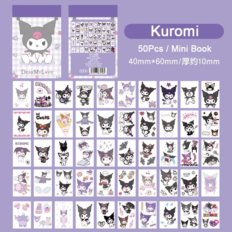 50Sheets%20Sanrio%20Stickers%20Book%20Hello%20Kitty%20Cinnamoroll%20Kuromi%20Kids%20Mini%20Sticker%20Decorative%20Hand%20Account%20Laptop%20Stationery%20Decals%20-%20Image%207