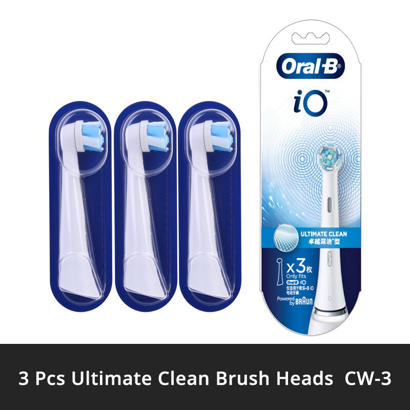 Oral-B Io Ultimate Clean Replacement Electric Toothbrush Heads Refill Gentle Clean Tooth Brush Heads For Oralb IO7 IO8 IO9