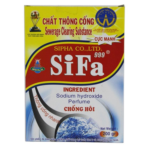 Bột Thông Tắc Cống Sifa Siêu Mạnh 200g