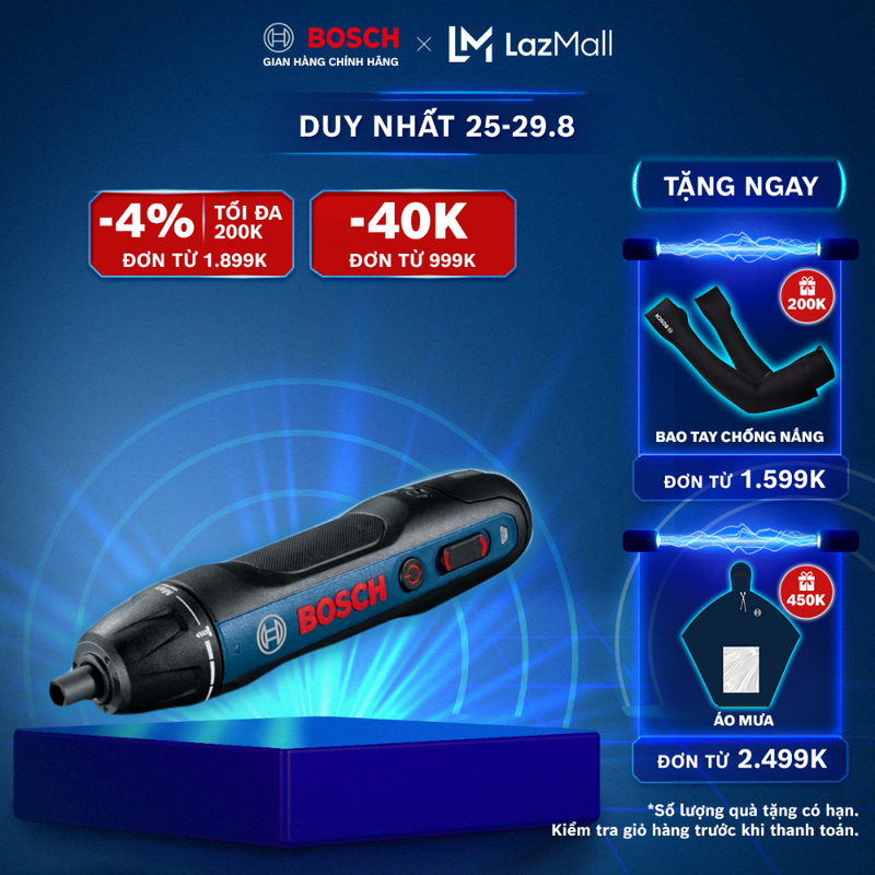 Máy vặn vít dùng pin bosch go gen 2