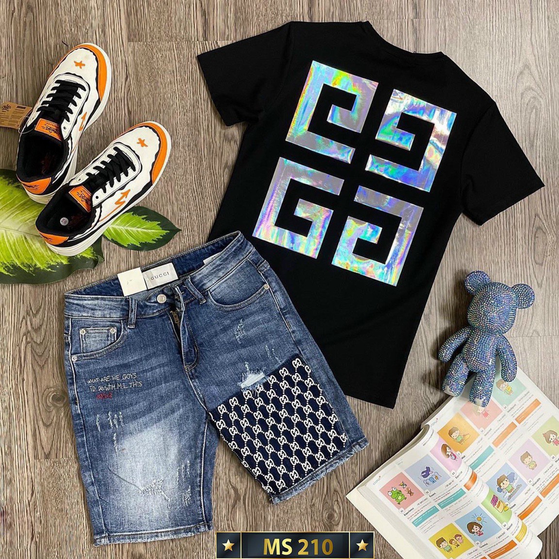 [Hoàn Tiền 15%] Quần short jean nam họa tiết thêu cao cấp ,full team mác, chất liệu jean , co giãn tốt ,hàng chuẩn shop (ảnh thật shop chụp ) DIỄM NHI SHOP BMY013