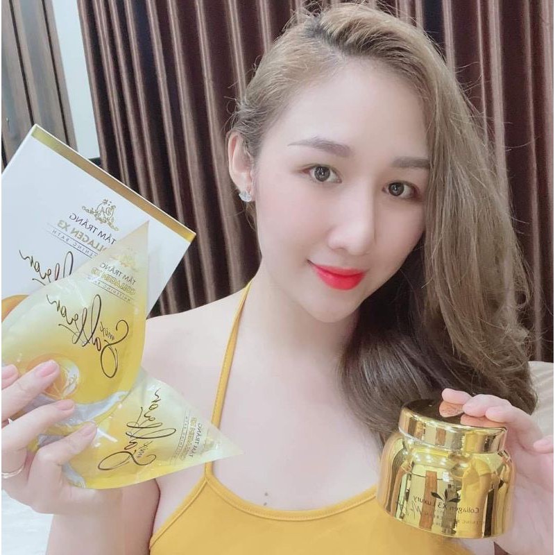 tắm trắng toàn thân Collagen X3 Mix Saffron