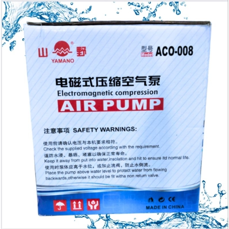 YAMANO ACO 008 Airpump aerator kolam bioflok blower udara