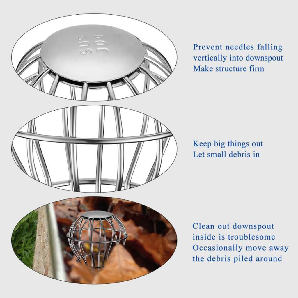 Baoblaze DOWN PIPE GUTTER BALLOON PIPE GUARD FILTERS STRAINER ANTI BLOCKAGE