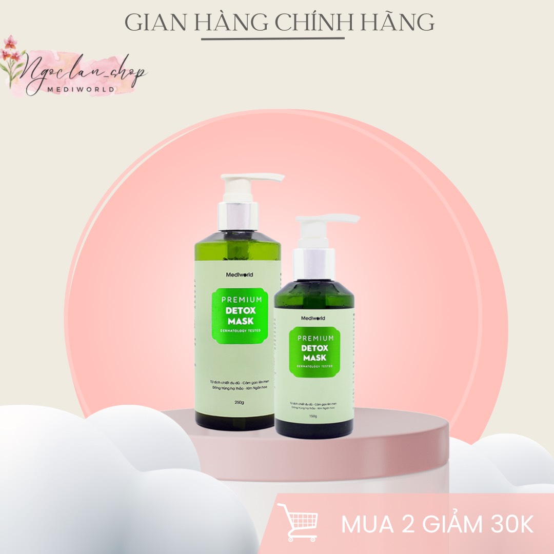 Mặt nạ Thải độc bio PREMIUM DETOX MASK MEDIWORLD