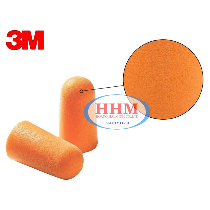 Bộ 10 cặp Nút tai chống ồn 3M 1100(Orange)