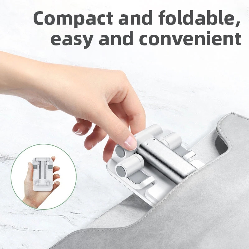 KIPRUN Universal Phone Stand Tablet Phone Holder Desktop Tablet Holder Table Cell Foldable Extend Support Desk Mobile Phone Holder Stand For Android iPhone iPad Adjustable